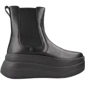 FitFlop F-mode stack leather chelsea boots