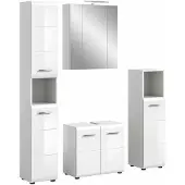 Furnilux Ijsbadkamercombinatie inclusief verlichting hoogglans mdf tz nb