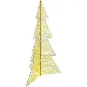 vidaXL Kerstboom met 240 LED Warmwit 180 cm PET
