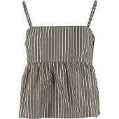 Urban Classics Top olijfgroen / wit