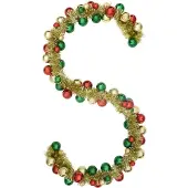 vidaXL Kerstbal Guirlande LED's Multikleur 186 cm Polystyreen