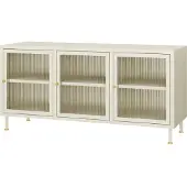 En.casa Tv meubel Lindau 120x40x59 cm cremewit []