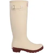 Hunter Regenlaarsjes Unisex Beige Rubber Maat 39