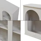 En.casa Dressoir Trorhun 120x30x80 cm grijs []