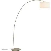 QAZQA Moderne booglamp beige met teddy kap - Vinossa