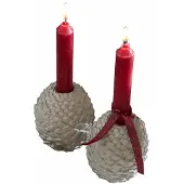 Loberon Kaarsenhouder set van 2 Rianora