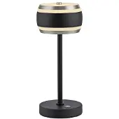 Paul Neuhaus Led tafellamp Pure Falling Rings black pearl