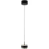 Paul Neuhaus Strakke led pendel Pure Falling Rings black pearl