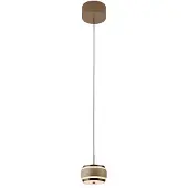 Paul Neuhaus Strakke led pendel Pure Falling Rings bronce