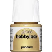 Panduro Hobbylak glans - 45 ml - metallic goud messing
