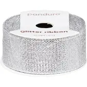 Panduro Lint - 25 mm - glitter zilver