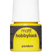 Panduro Hobbylak mat - 45 ml - geel