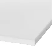 Panduro Gespannen canvasdoek - wit - 46x38 cm