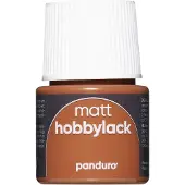 Panduro Hobbylak mat - 45 ml - bruin