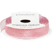 Panduro Organza lint - 12 mm - roze