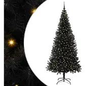 vidaXL Kerstboom Zwart 240 cm PVC