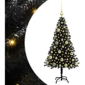 vidaXL Kerstboom Zwart 120 cm PVC