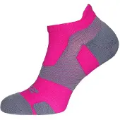 2XU Light Cushion herensokken Magneta/Light Grey No Show Socks