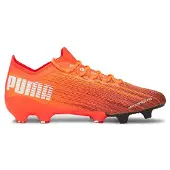 Puma Ultra 1.1 FG/AG Lace-Up Oranje Synthetisch Heren Voetbalschoenen 106044 01