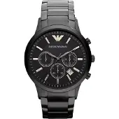 Emporio Armani Horloge AR2453 Zwart