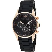 Giorgio Armani Emporio Horloge AR5905 Zwart