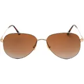 Tom Ford Porscha donkerbruine lens gouden zonnebril