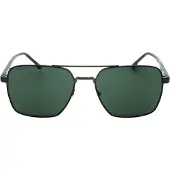 HUGO BOSS groene lens mat ruthenium zwarte zonnebril