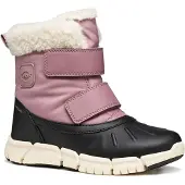 Geox Snowboots 'FLEXYPER' oudroze / zwart / wit