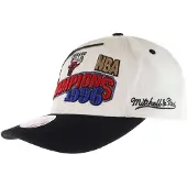 Mitchell & ness 96 Chicago Bulls Champions Wave Heren Witte Pet