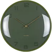 Karlsson wandklok fuerte dome luxury green- Ø30,5cm
