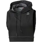 Reebok Dames Combat Glory Hoodie Trainingsvest Zwart BR0325