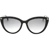 Tom Ford zonnebril Isabella FT0915 01B Shiny Black Smoke Gradiënt