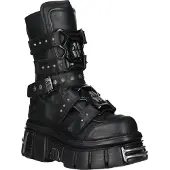 New rock Goth Platform leren laarzen-M-MET422-S1