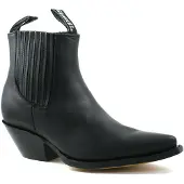 Grinders Unisex zwarte westerse Chelsea Boots-Mustang