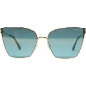 Tom Ford Helena FT0653 28V gouden zonnebril