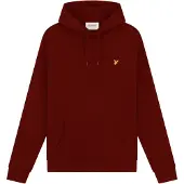 Lyle & Scott merk Gala rode pull-over hoodie