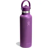 Hydroflask - Standard Flex Straw Cap - Isoleerfles 621 ml, purper