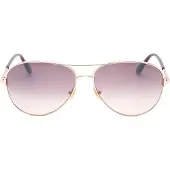 Tom Ford FT0823 Clark 28U glanzende rosegouden zonnebril