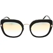 Tom Ford Virginia FT0945 01B zwarte zonnebril