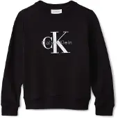 Calvin Klein Sweatshirt smoky blue / zwart / wit