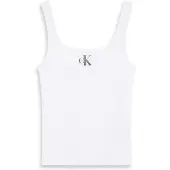 Calvin Klein Jeans Top zwart / wit