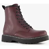 Blue Box dames veterboots bordeaux rood maat 41