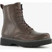 Blue Box dames veterboots bruin maat 37