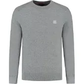 Hugo Boss Anion S Ronde Hals Trui in Grijs