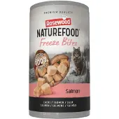 Rosewood 8x Naturefood Kattensnack Freeze Bites Salmon 20 Gr