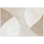MuchoWow Deurmat 60x40 cm - Droogloopmat Bruin - Japandi - Abstract - Mat voor binnen - Schoonloopmat - Deurmatten met print - Inloopmat