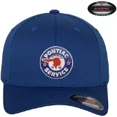 Pontiac Service Patch Flexfit Cap GM-92-PONT9902-CB67 Blue-L/XL
