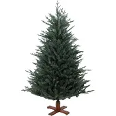 Molecule Our Nordic Christmas 31HARKB213 Arkansas Frosted Blue Wooden DB Base - 213 cm