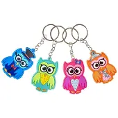 Duckiez Sleutelhanger Uil - 12 stuks