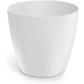 Prosperplast Bloempot Rond Mate Round 14cm WIT / 3 STUKS!
